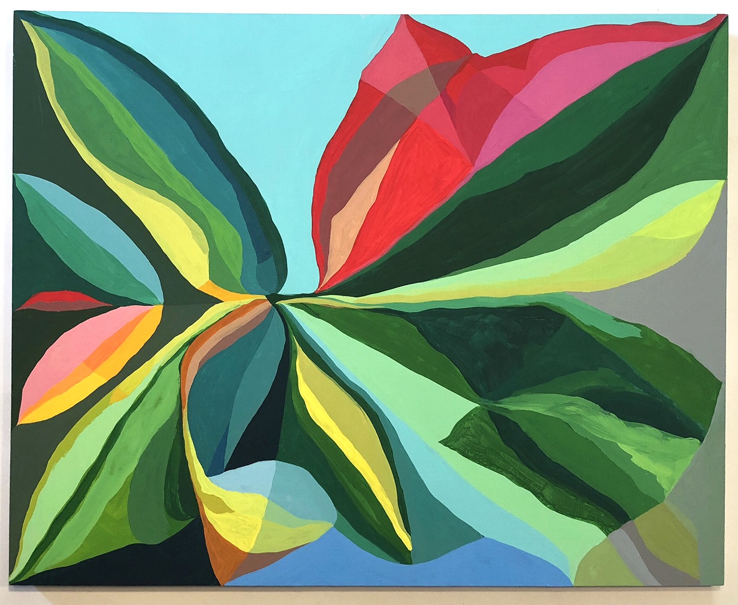 "Forming," by Andrea Ferrigno. Acrylic gouache on panel, 2018. (andreaferrigno.com)